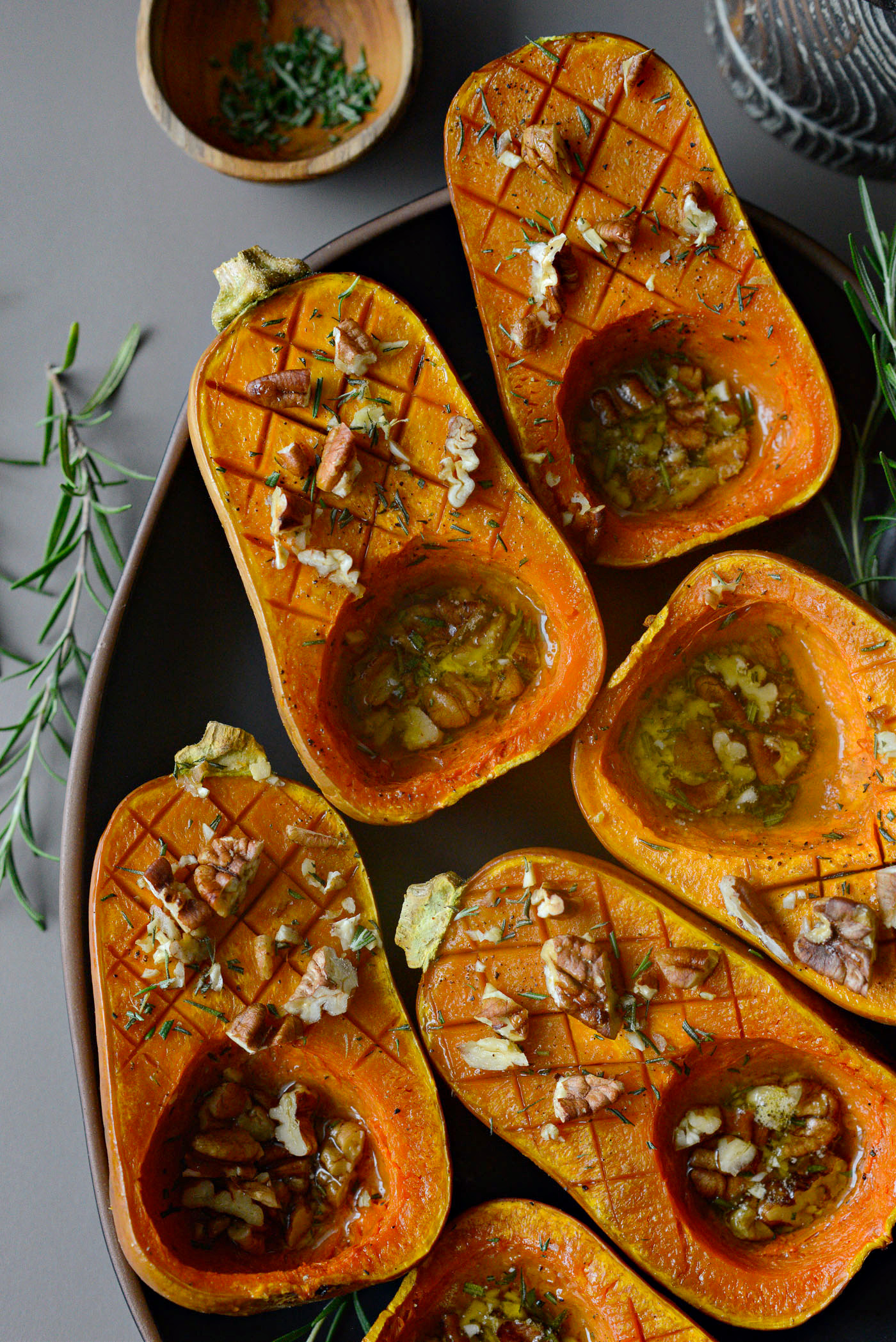 Roasted Maple Rosemary Honeynut Squash – Simply Scratch