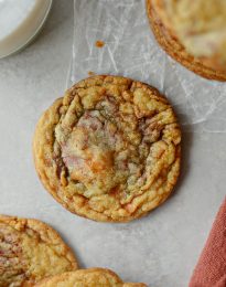 Butterfinger Cookies close up