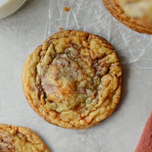 Butterfinger Cookies close up