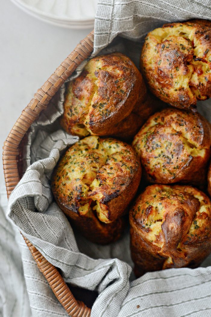 Bacon Gruyere Popovers