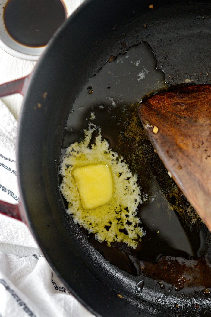add butter to pan