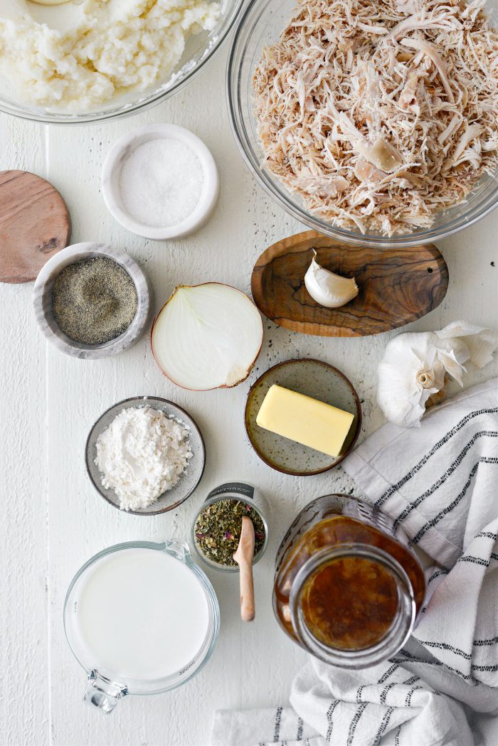 ingredients for Turkey Slop