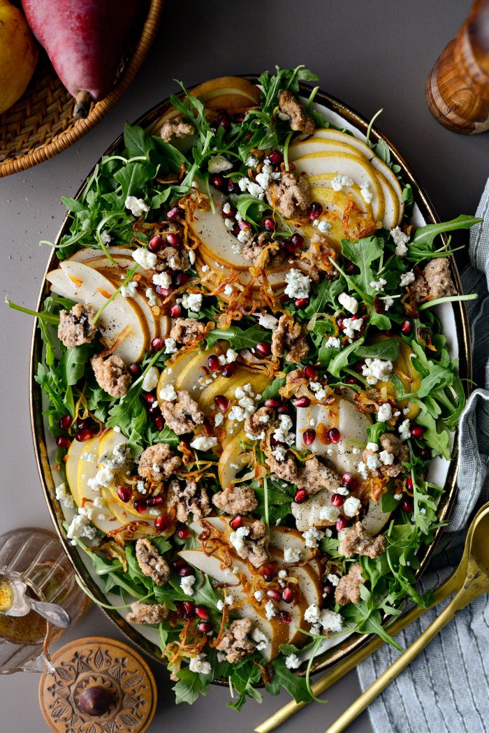 Pear and Walnut Salad