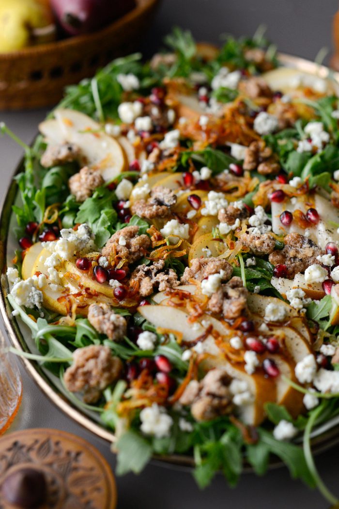 Pear and Walnut Salad