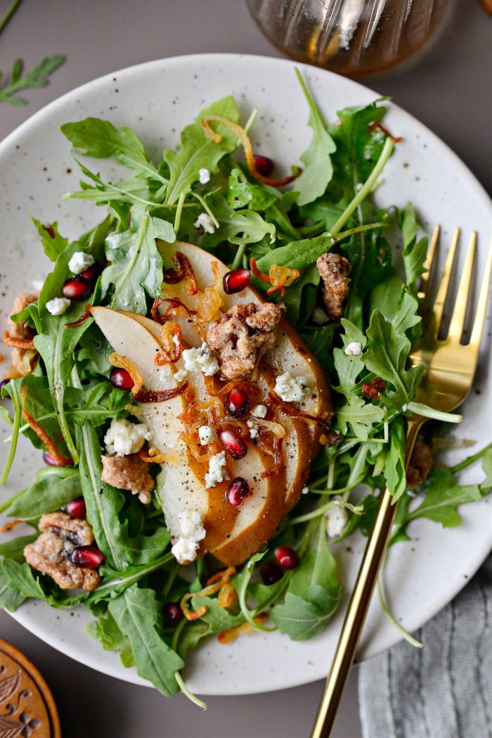 Pear and Walnut Salad