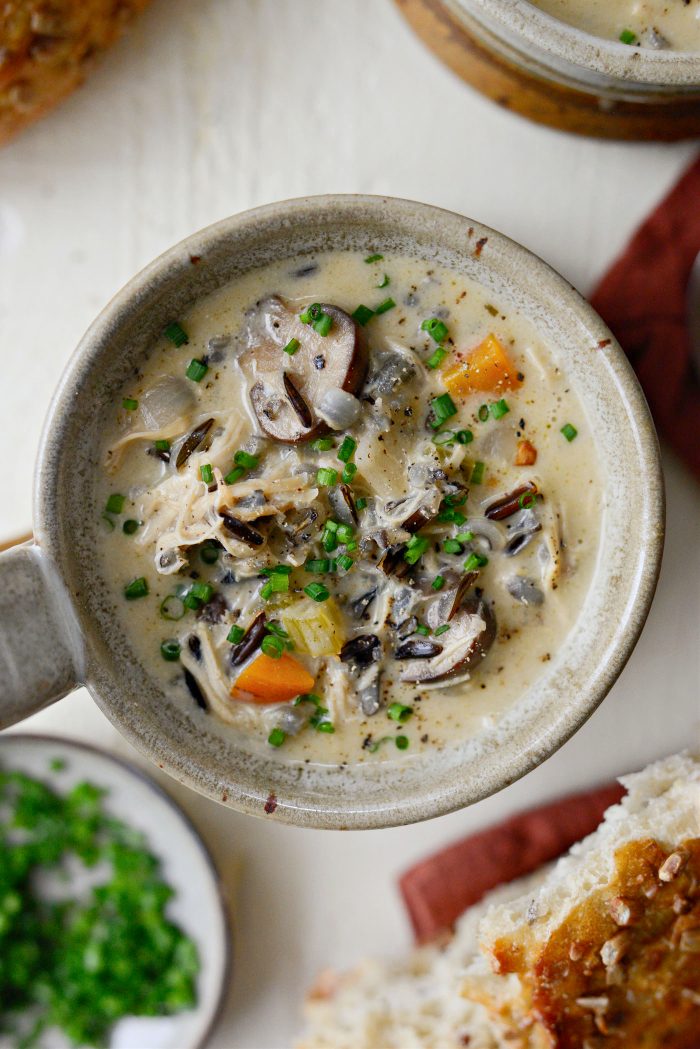 Turkey Mushroom Wild Rice Soup