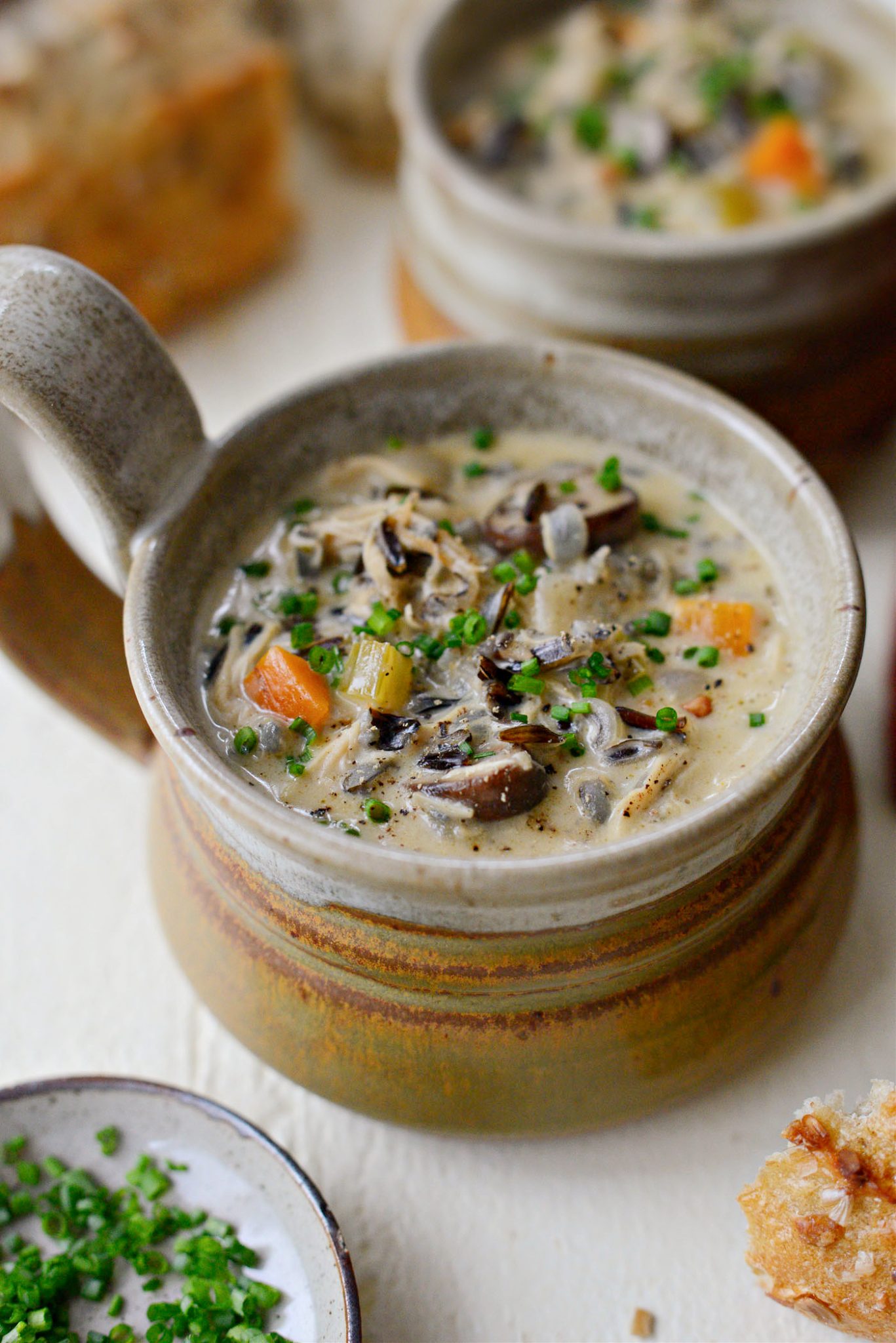 Turkey Mushroom Wild Rice Soup - Simply Scratch