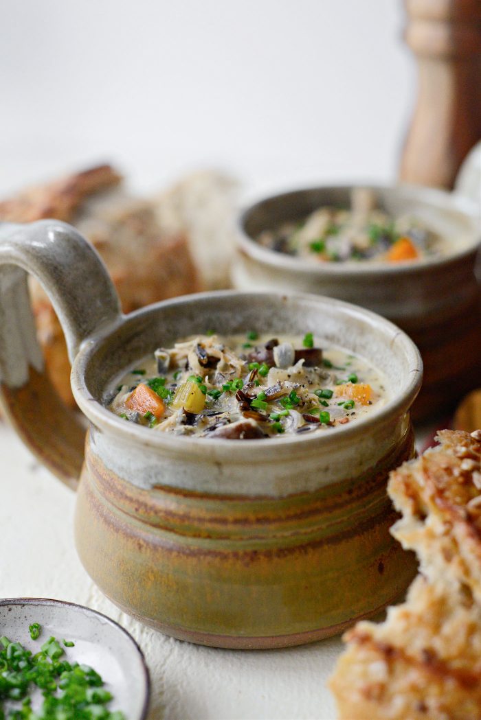 Turkey Mushroom Wild Rice Soup