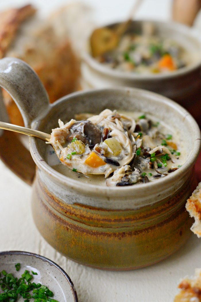 Turkey Mushroom Wild Rice Soup