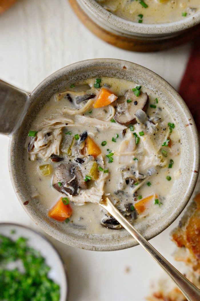 Turkey Mushroom Wild Rice Soup