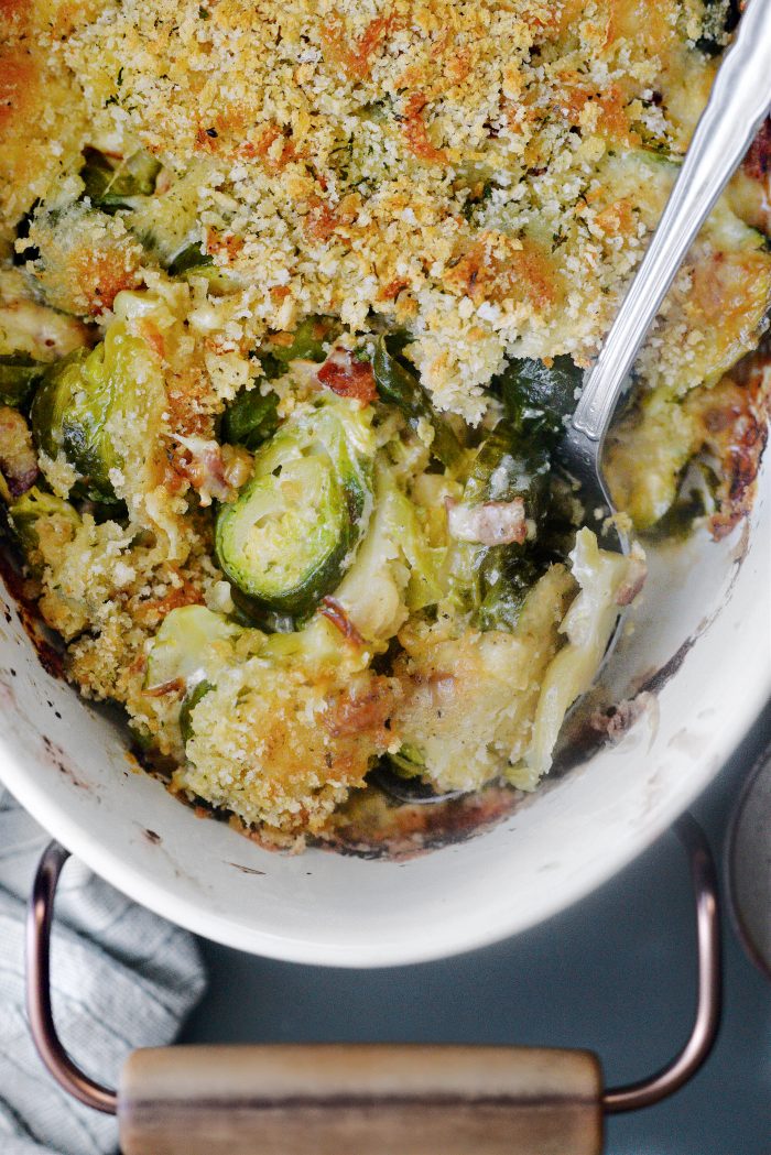 Brussels Sprout Gratin 