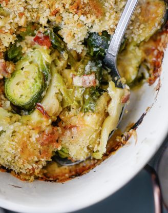 Brussels Sprout Gratin