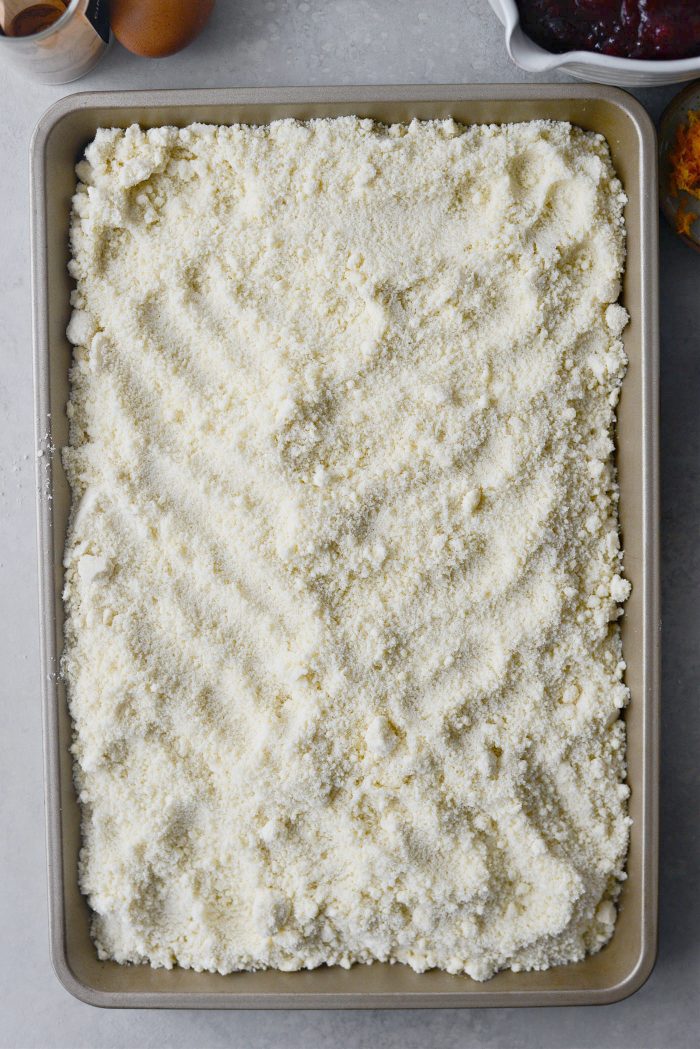 Transfer cake mix to a 9x13 jelly roll pan
