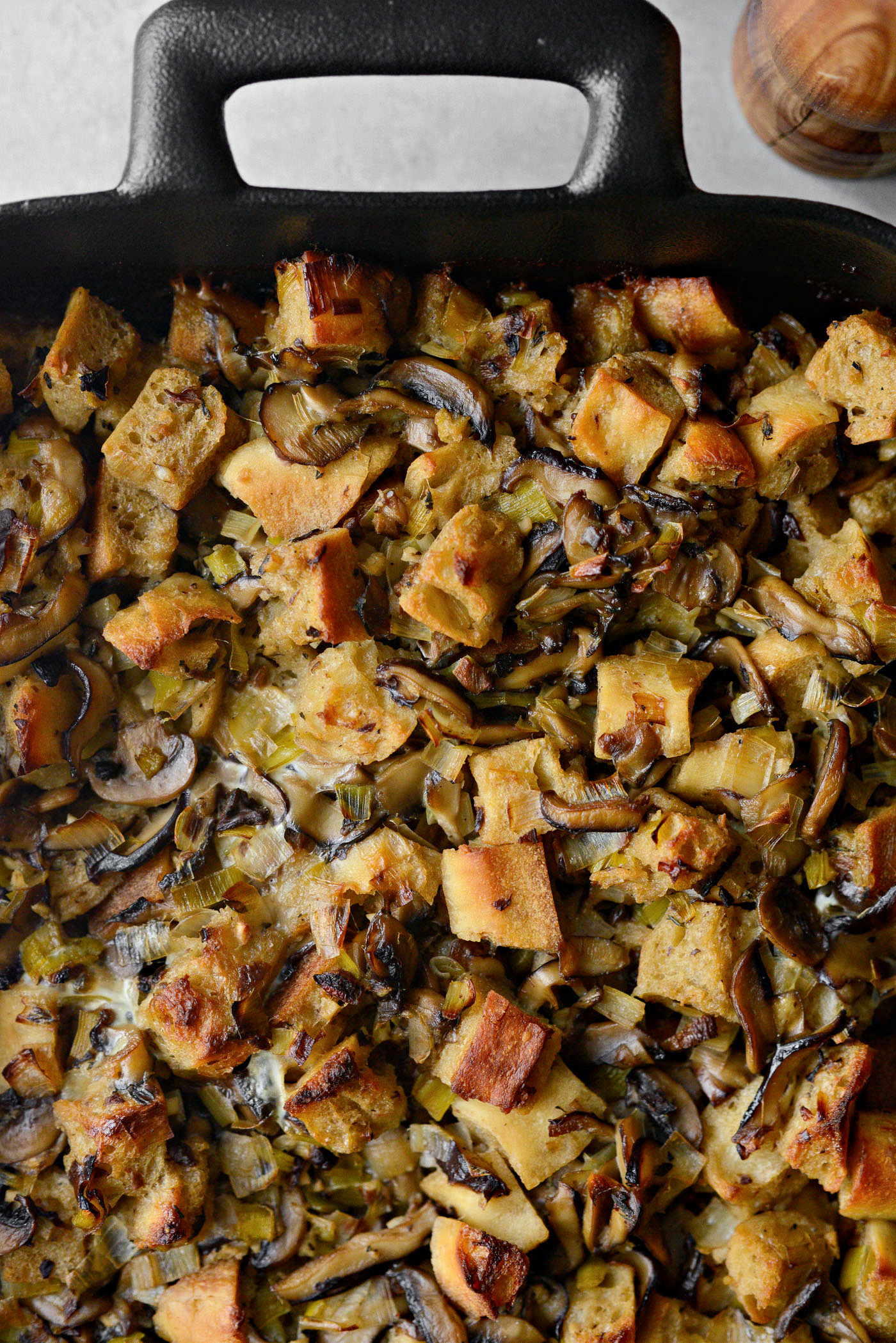 Leek and Wild Mushroom Stuffing – Simply Scratch