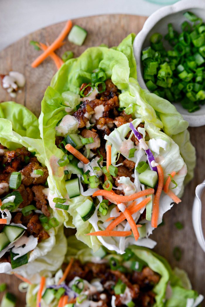 Hot Honey Chicken Lettuce Wraps