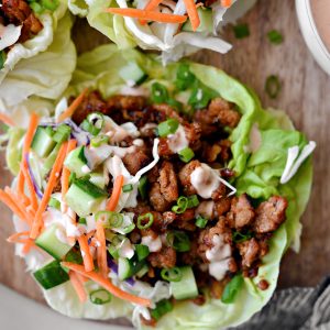 Hot Honey Chicken Lettuce Wraps