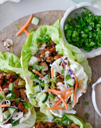 Hot Honey Chicken Lettuce Wraps