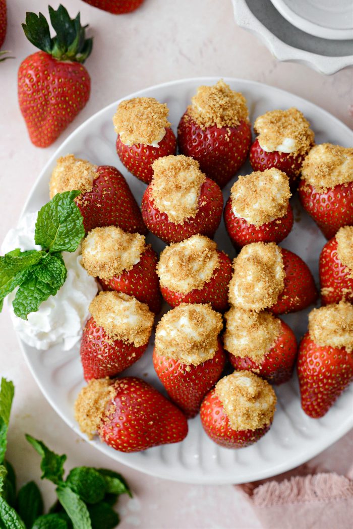 Cheesecake Filled Strawberries