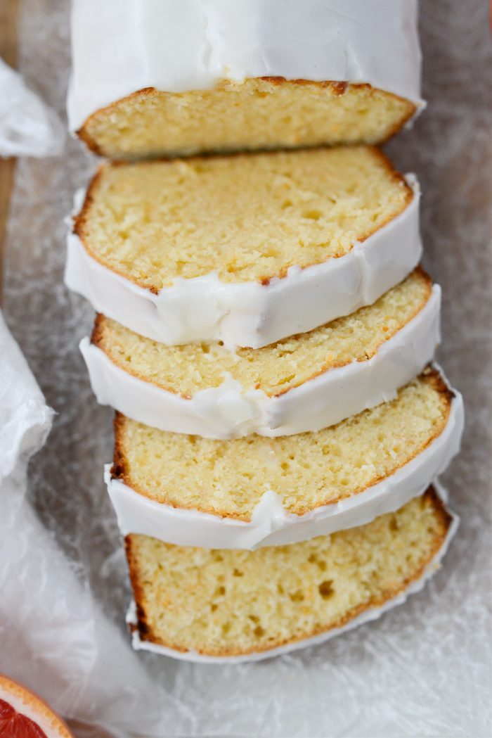 Grapefruit Sour Cream Cake