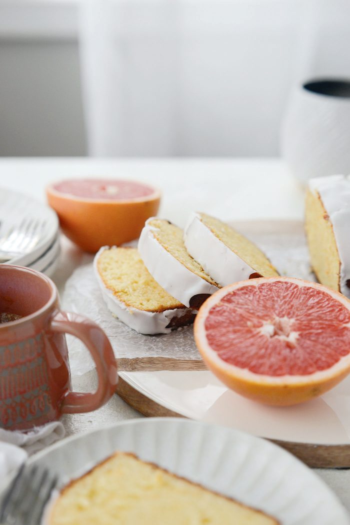 Grapefruit Sour Cream Cake