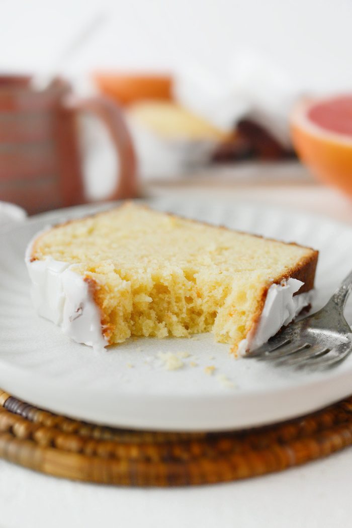 Grapefruit Sour Cream Cake