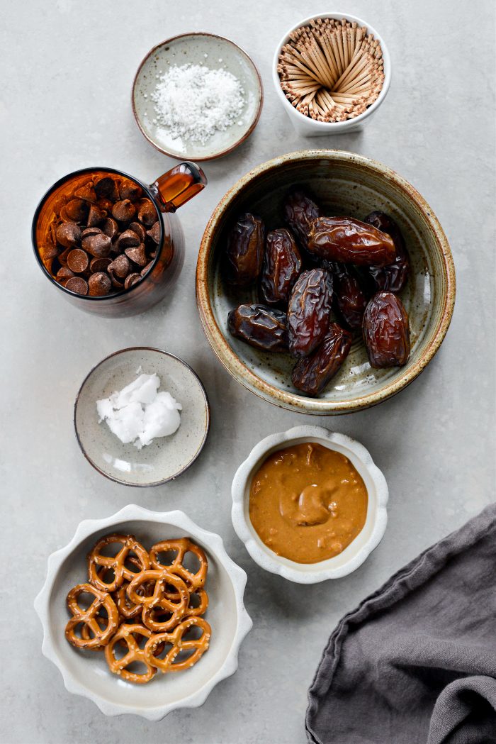 ingredients for Take 5 Stuffed Dates