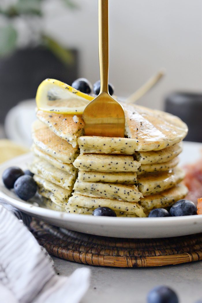 Lemon Poppy Seed Pancakes