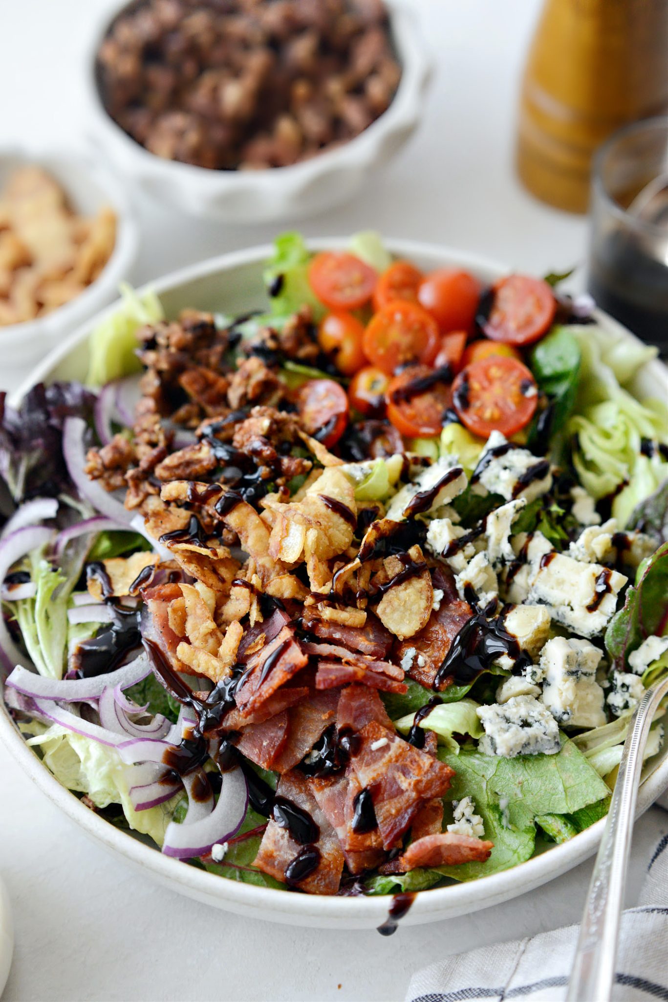 Bacon and Blue Cheese Chop Salad Simply Scratch