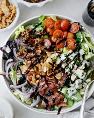 Bacon and Blue Cheese Chop Salad