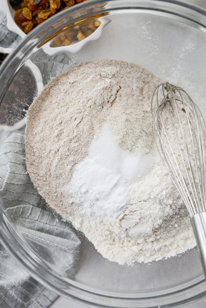 dry ingredients in a bowl