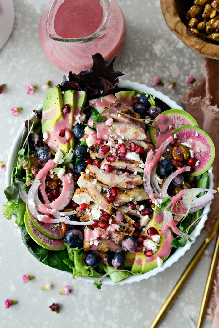 Blueberry Pistachio Spring Salad