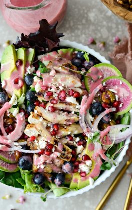 Blueberry Pistachio Spring Salad