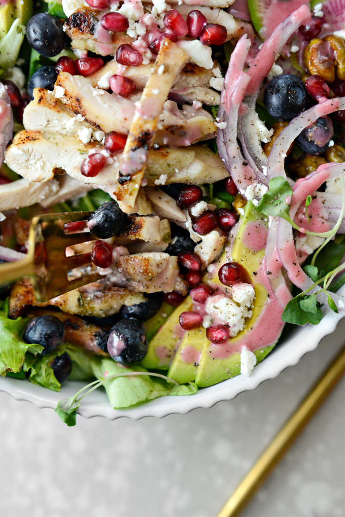 Blueberry Pistachio Spring Salad