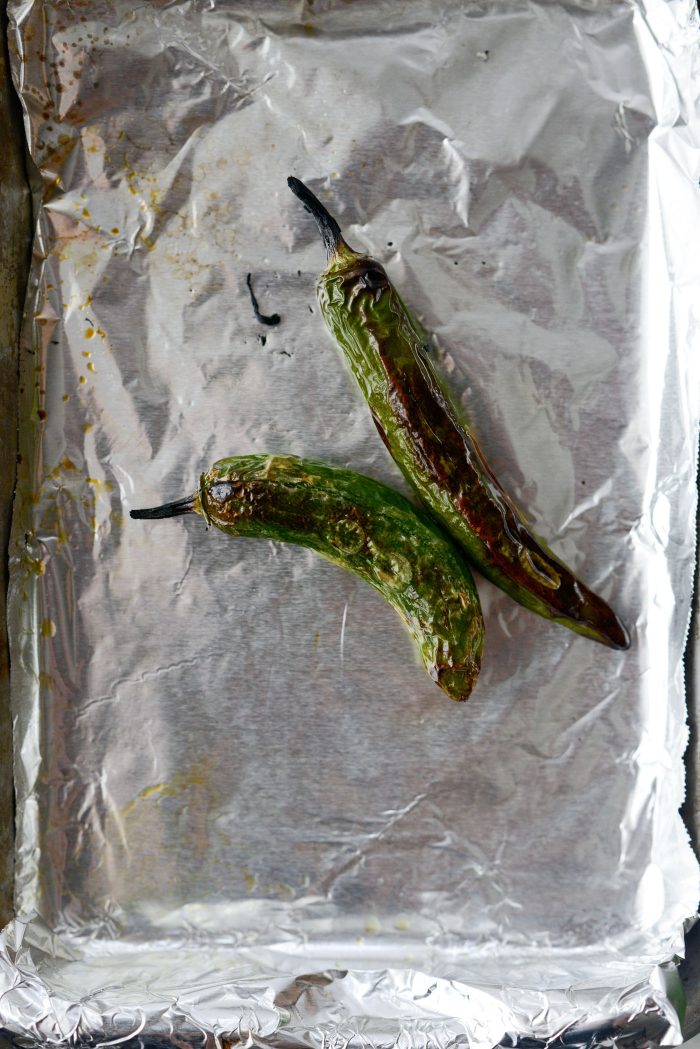 roasted serrano peppers