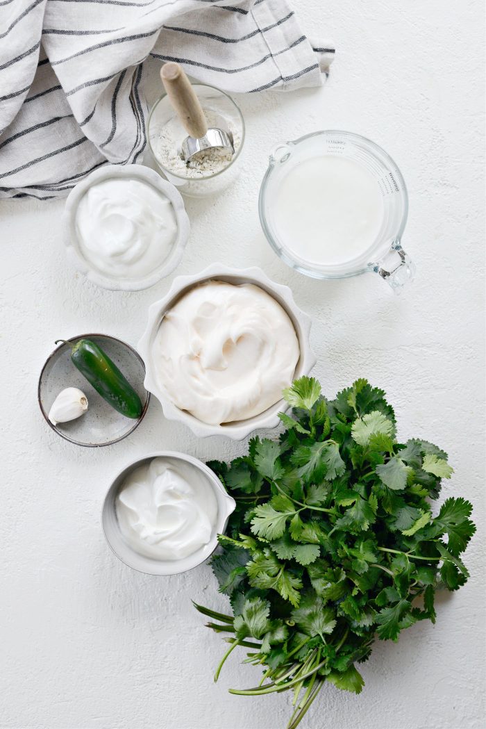 Cilantro Ranch Dressing ingredients