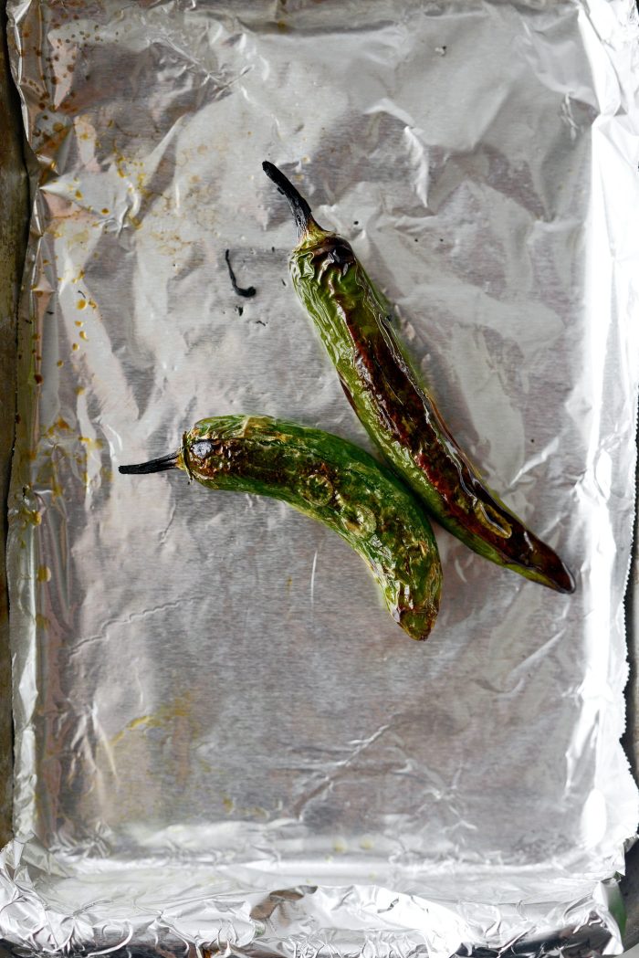 roasted serrano peppers