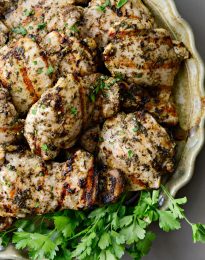 Za'atar Grilled Chicken Thighs