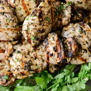 Za'atar Grilled Chicken Thighs