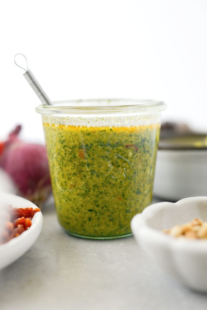 Basil Pesto Vinaigrette