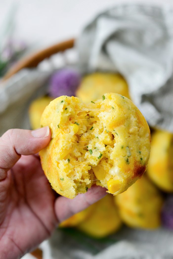 Cheddar Chive Corn Muffins