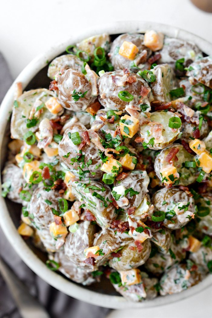 Bacon Cheddar Ranch Potato Salad