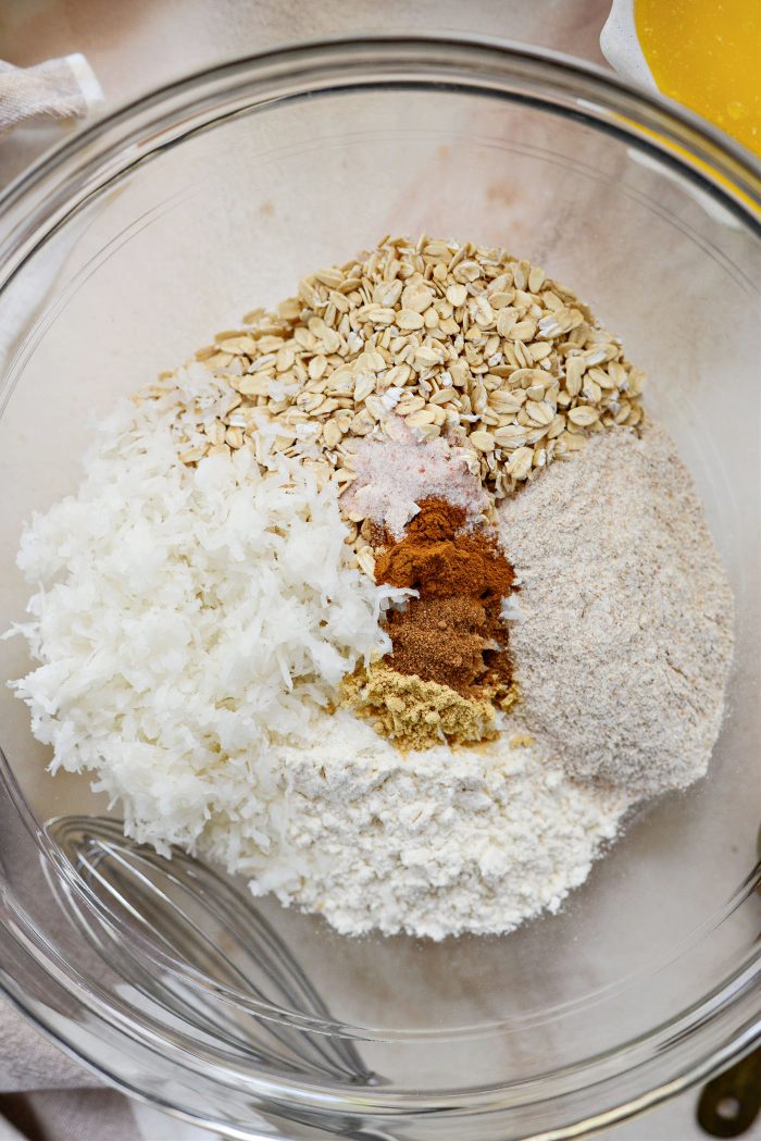 dry ingredients in bowl