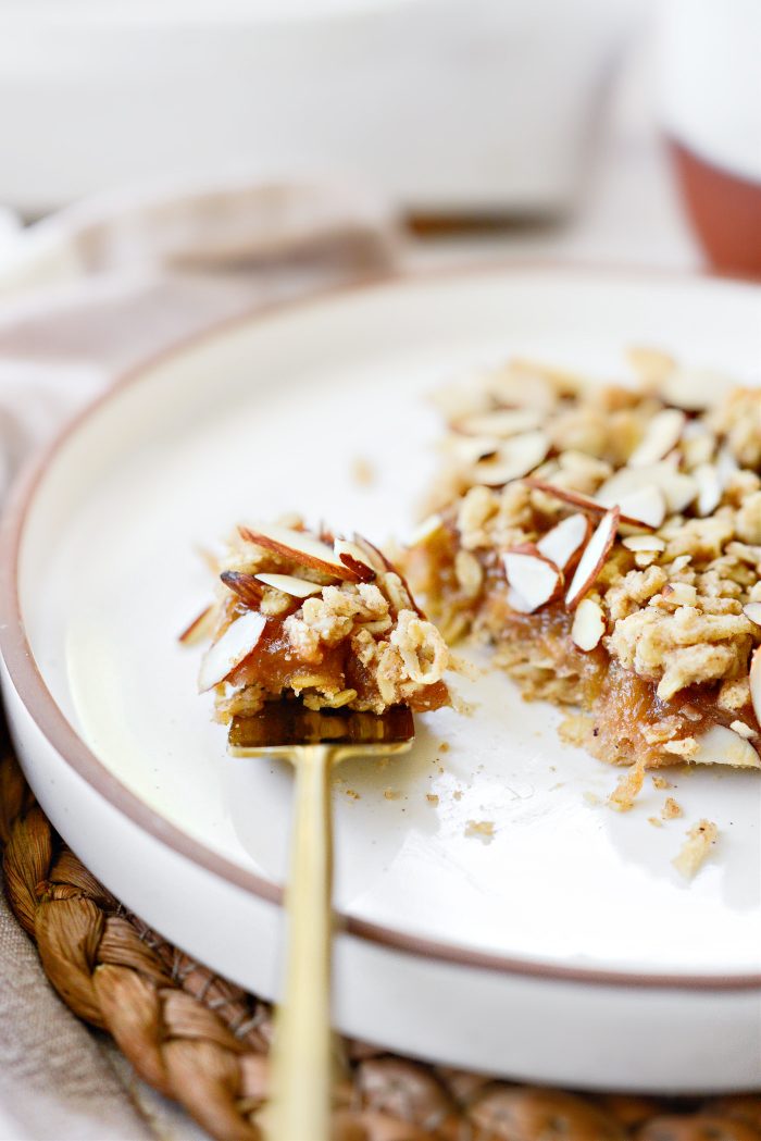 Almond Rhubarb Jam Bars