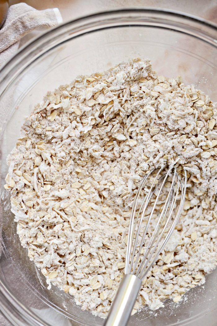 whisked dry ingredients