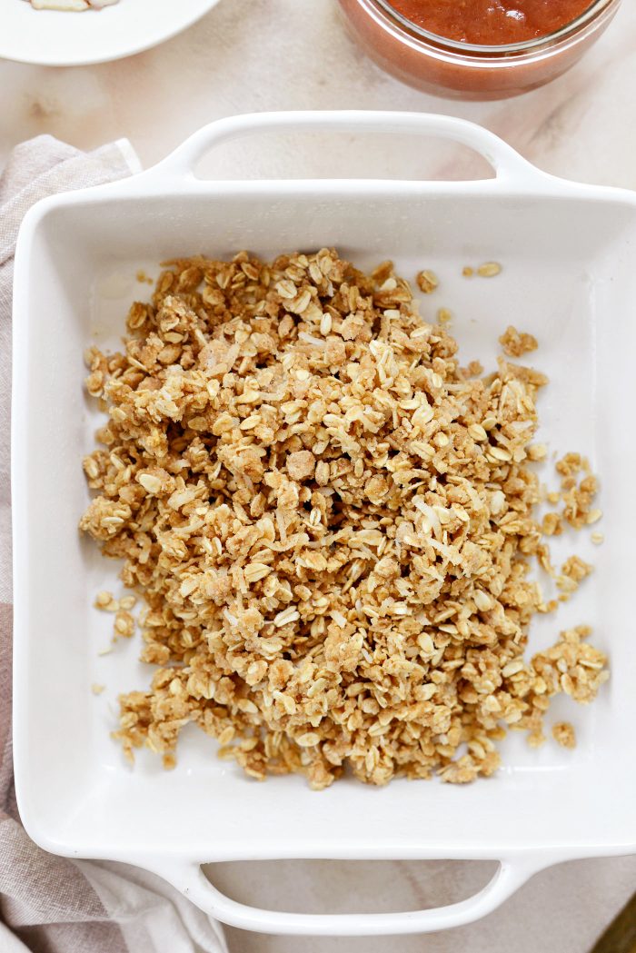 add remaining crumb mixture to prepared pan