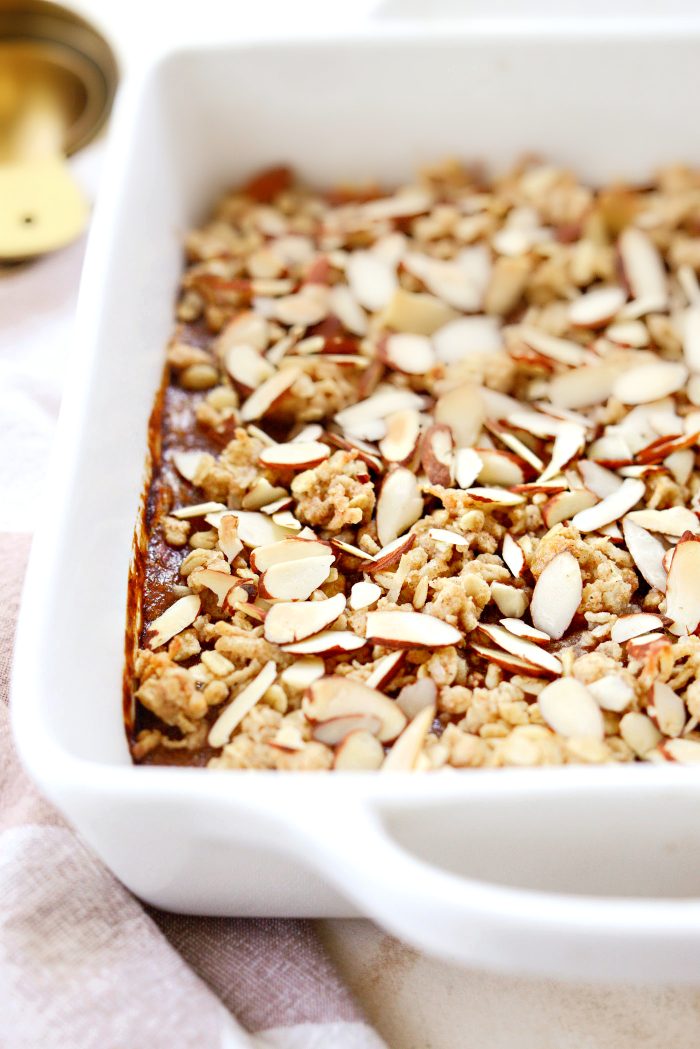 Almond Rhubarb Jam Bar