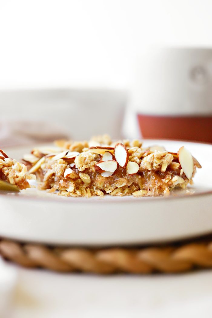 Almond Rhubarb Jam Bar
