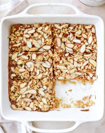 Almond Rhubarb Jam Bar