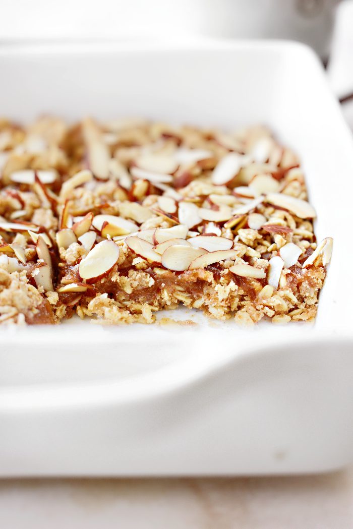 Almond Rhubarb Jam Bar