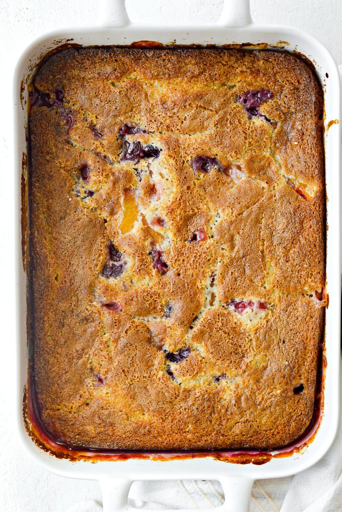 baked Apricot Cherry Cobbler